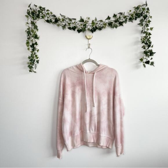 FREE PEOPLE MOVEMENT Work It Out Pink Tie Dye Hoodie Medium - Picture 2 of 6
